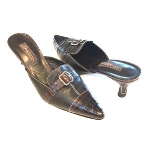 💥 MOVING SALE Brighton Precia Mules Kitten Heel 9
